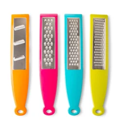 KSP Colour Burst Graters - Set of 4 (Multi Colour)