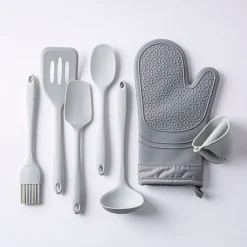 KSP Colour Splash Silicone Solid Spoon (Grey)