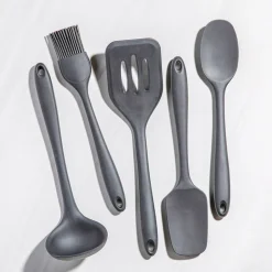 KSP Colour Splash Silicone Utensil Turner (Black)