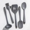 KSP Colour Splash Silicone Utensil Spoon (Black)