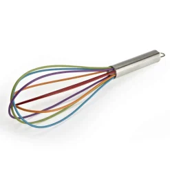 KSP Colour Splash Silicone Whisk with Stainless Steel Handle
