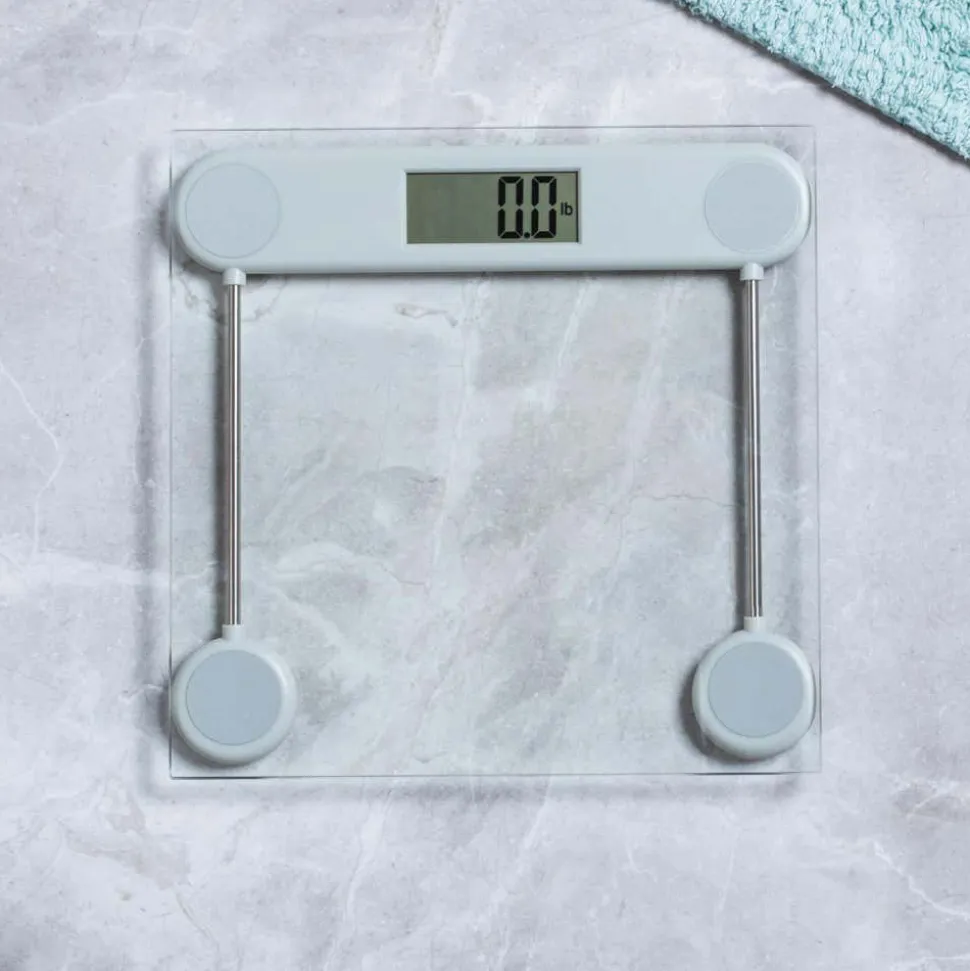 KSP Contour Glass Digital Bathroom Scale (Square)