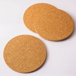 KSP Cork Round Trivet - Set of 3 (Natural)