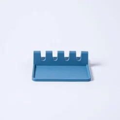 KSP Countersmart Silicone Utensil/Spoon Rest (Slate Blue)