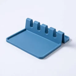 KSP Countersmart Silicone Utensil/Spoon Rest (Slate Blue)