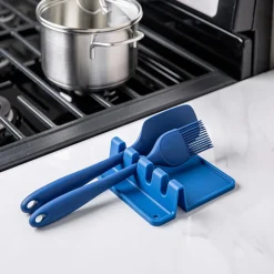KSP Countersmart Silicone Utensil/Spoon Rest (Navy)