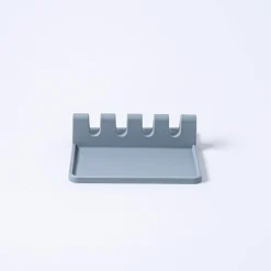 KSP Countersmart 'W/Drip Pad' Silicone Utensil-Spoon Rest (Grey)