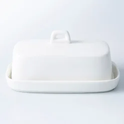 KSP Country Porcelain Butter Dish (White)
