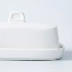 KSP Country Porcelain Butter Dish (White)