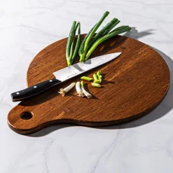 KSP Crushed Bamboo Cutting Board Round (Dark Brown)
