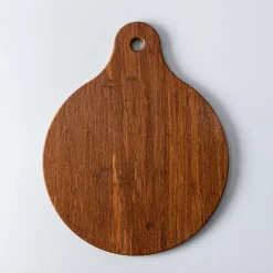 KSP Crushed Bamboo Cutting Board Round (Dark Brown)