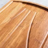 KSP Crushed 'Carve' Bamboo Cutting Board (Dark Brown)