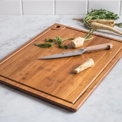 KSP Crushed 'Groove' Bamboo Cutting Board (Large)