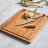 KSP Crushed 'Groove' Bamboo Cutting Board 30x24 cm