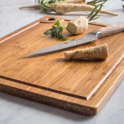 KSP Crushed 'Groove' Bamboo Cutting Board 36x28cm