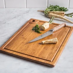 KSP Crushed 'Groove' Bamboo Cutting Board 36x28cm