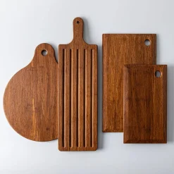 KSP Crushed Large 'Knife Edge' Bamboo Cutting Board (Dark Brown)