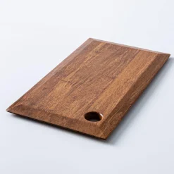 KSP Crushed Small 'Knife Edge' Bamboo Cutting Board (Dark Brown)