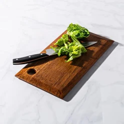 KSP Crushed Small 'Knife Edge' Bamboo Cutting Board (Dark Brown)