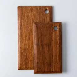 KSP Crushed Small 'Knife Edge' Bamboo Cutting Board (Dark Brown)