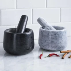 KSP Crush 'Marble' Mortar and Pestle - Large (White)