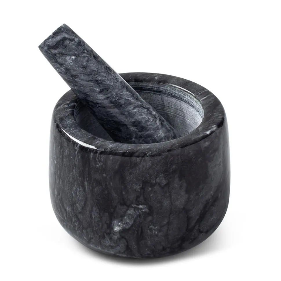 KSP Crush 'Marble' Mortar and Pestle - Large (Dark Grey)