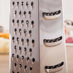 KSP Cuisine Tower Grater 4-Sided Box (Black/Stainless Steel)