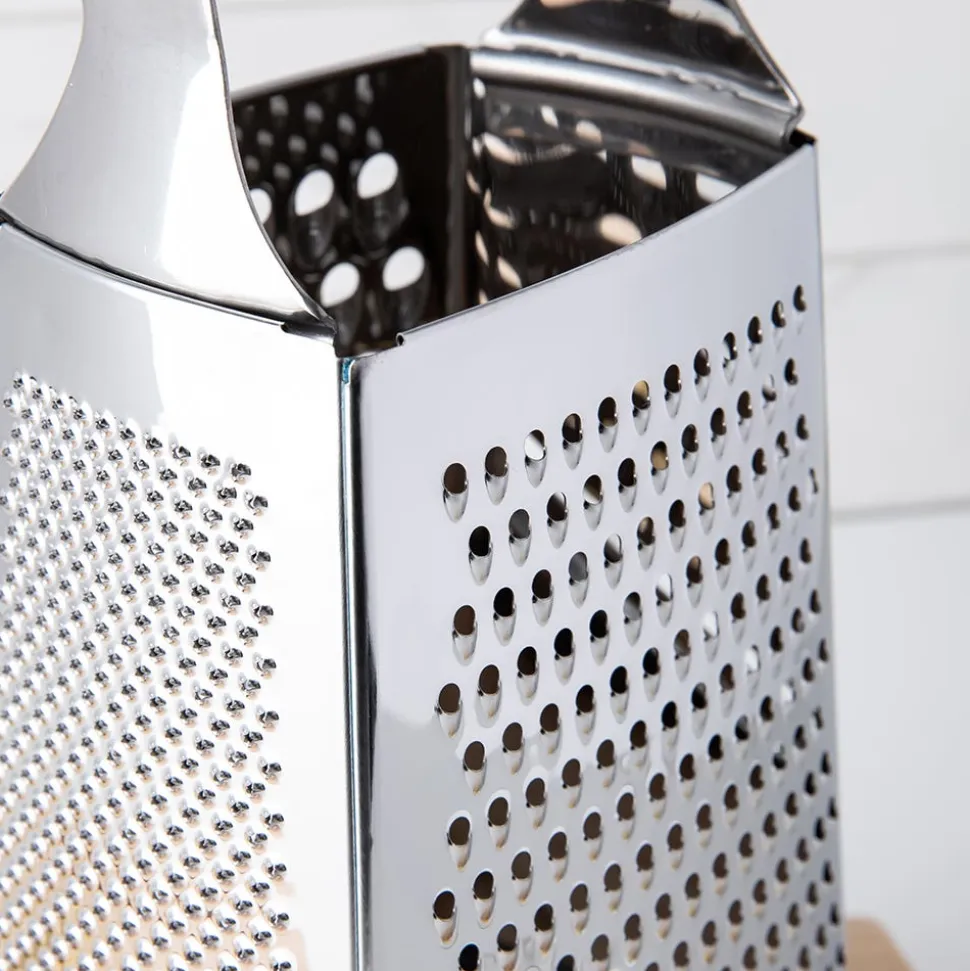 KSP Cuisine Tower Grater 4-Sided Box (Stainless Steel)