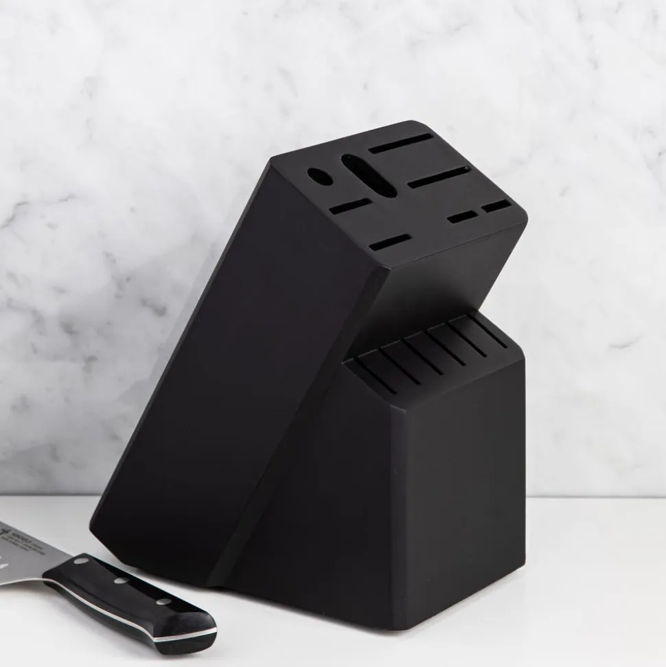KSP Culina '14-Slot' Wood Knife Block (Black)