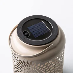 KSP Daisy Metal Lantern 12 x 12 x 16.5cm (Taupe)