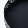 KSP Daisy Metal Round Serving Tray (Black) 35 cm dia. x 4.6 cm