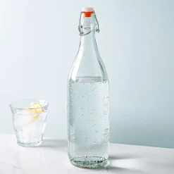 KSP Davenport Glass Bottle with Swing Top Lid 1.2L