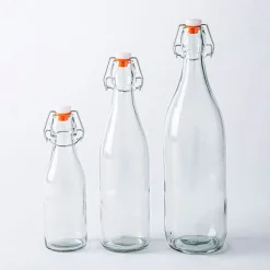 KSP Davenport Glass Bottle with Swing Top Lid 520mL