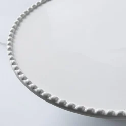 KSP Dessert Cake Plate with Glass Lid (White)