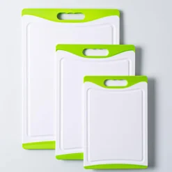 KSP Dice Large Poly Cutting Board (Green/White)