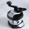 KSP Easy Chop Rotating Food Chopper (Black/Stainless Steel)