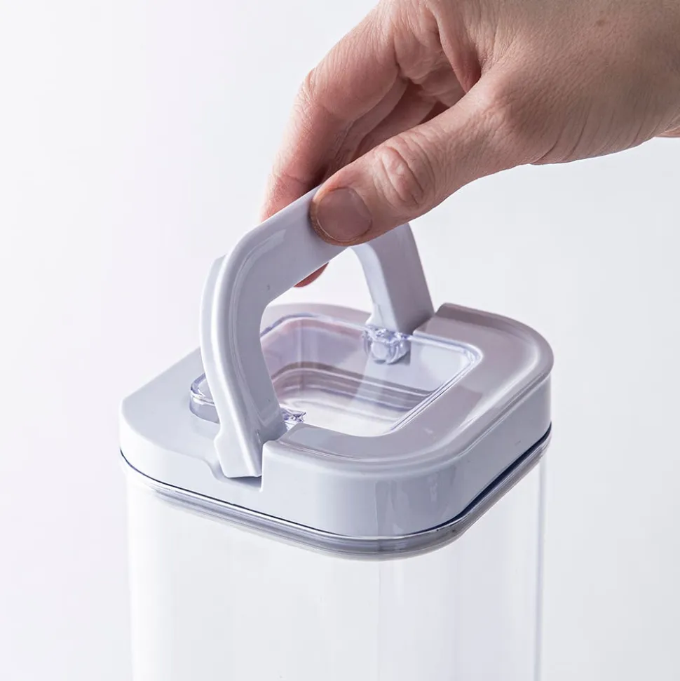 KSP Easy Lock 'Square' Acrylic Canister with Locking Lid (1.7 L)