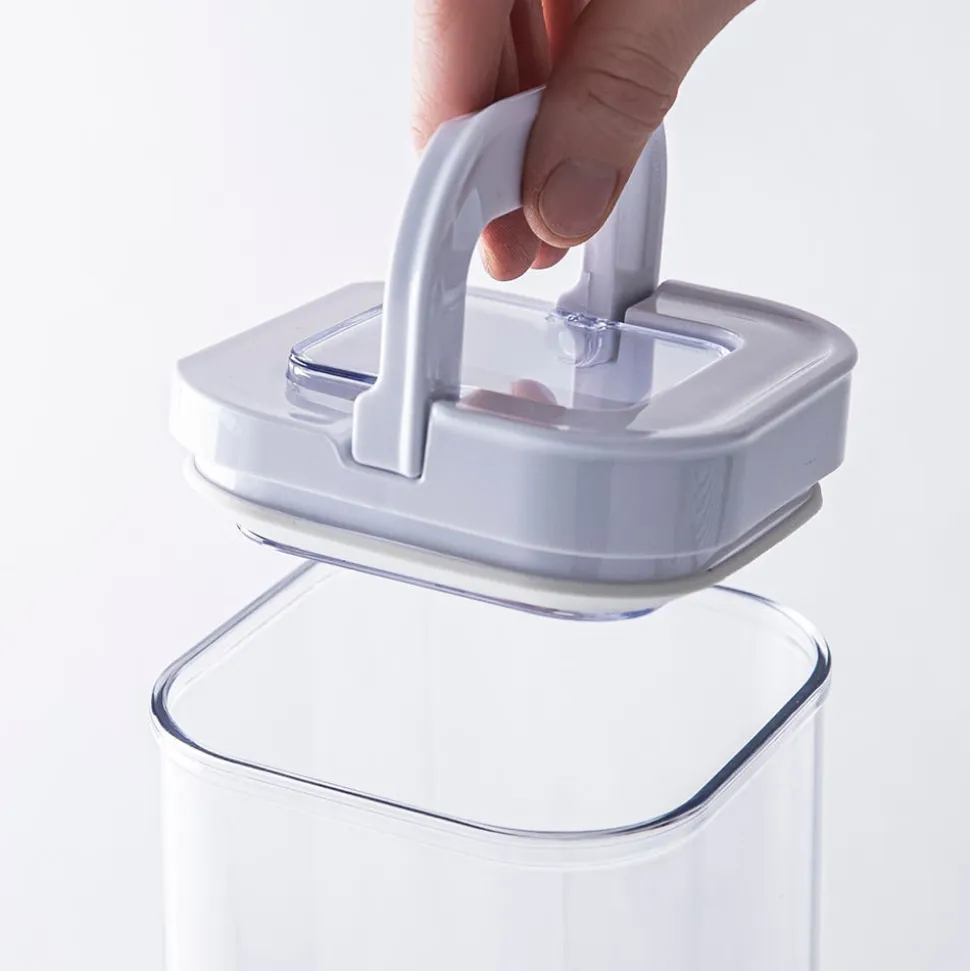 KSP Easy Lock 'Square' Acrylic Canister with Locking Lid (1.7 L)