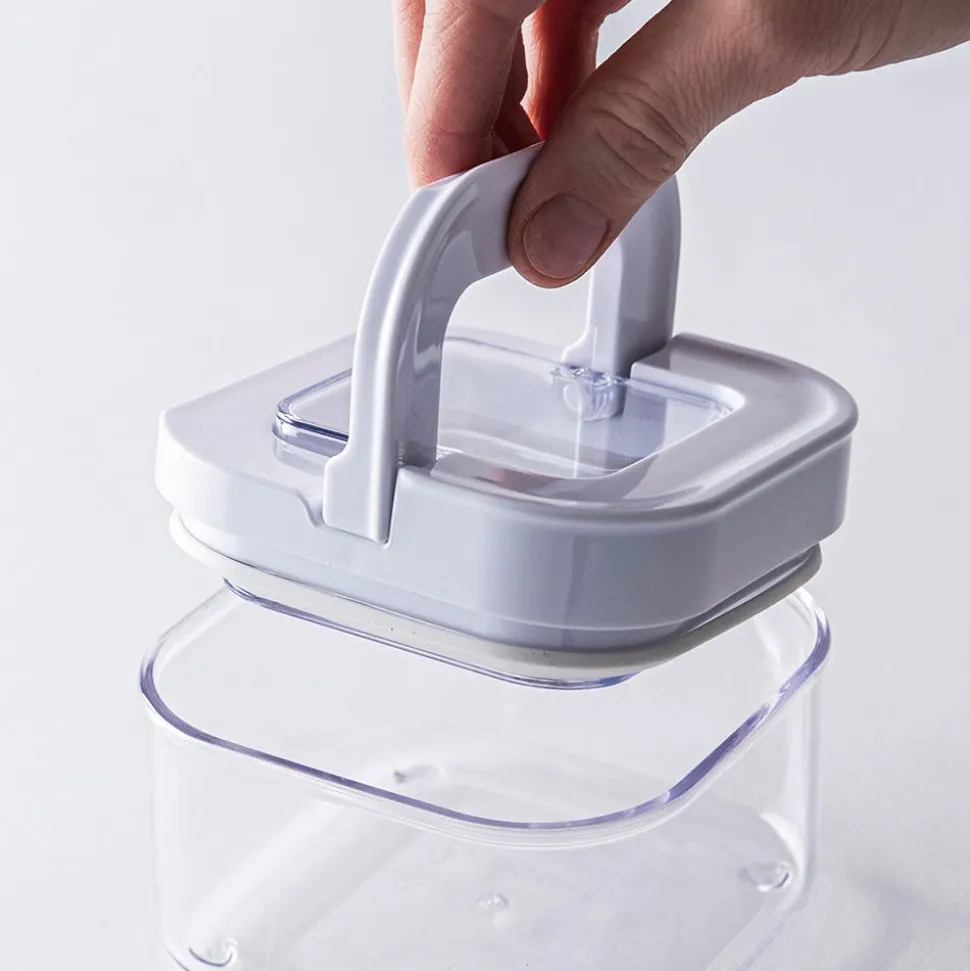 KSP Easy Lock 'Square' Acrylic Canister with Locking Lid (0.45 L)