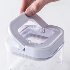 KSP Easy Lock 'Square' Acrylic Canister with Locking Lid (0.45 L)