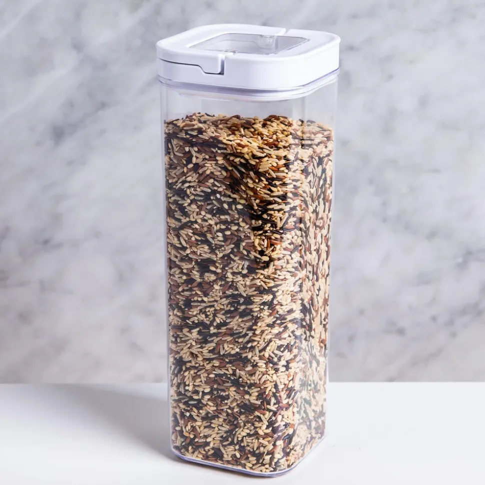 KSP Easy Lock 'Square' Acrylic Canister with Locking Lid (2.3 L)