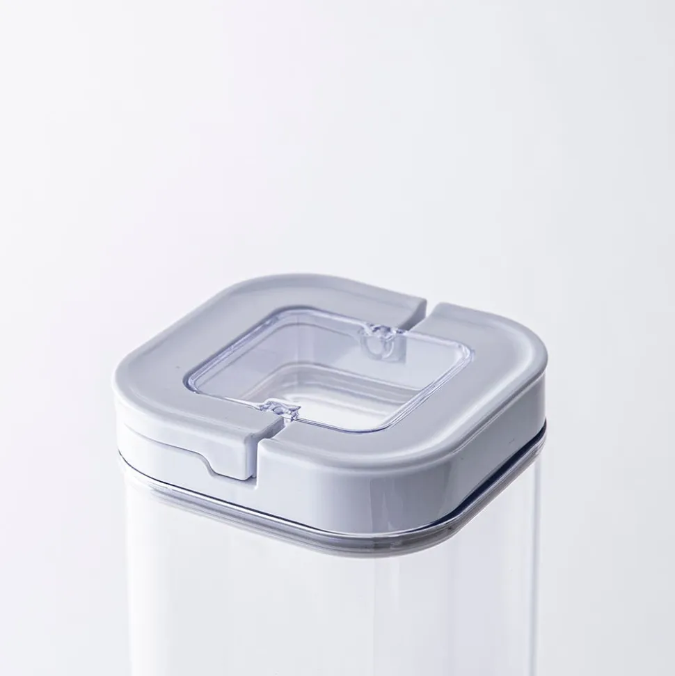 KSP Easy Lock 'Square' Acrylic Canister with Locking Lid (1.1 L)