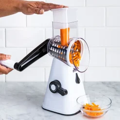 KSP Easy Prep Drum Slicer-Grater (White/Black)