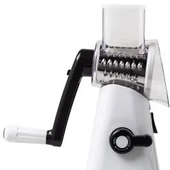 KSP Easy Prep Drum Slicer-Grater (White/Black)