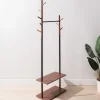 KSP Eatons Clothing & Shoe Rack (Wood/Black)