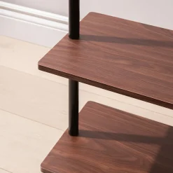 KSP Eatons Clothing & Shoe Rack (Wood/Black)