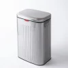 KSP Elara Ribbed 'Fingerprint-Proof' Compost Bin with Hook (Brushed)