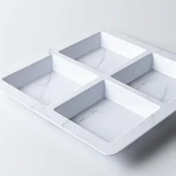 KSP Enzo Melamine 4-Section Serve Tray 13.5