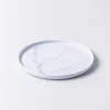 KSP Enzo Melamine Side Plate 8.5" Dia. (Marble White)