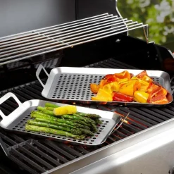 KSP Epicure BBQ Grill Topper - Set of 2 (Stainless Steel)